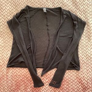 Justice Black Thin Long Sleeve Sweater Kids Girls Size 14